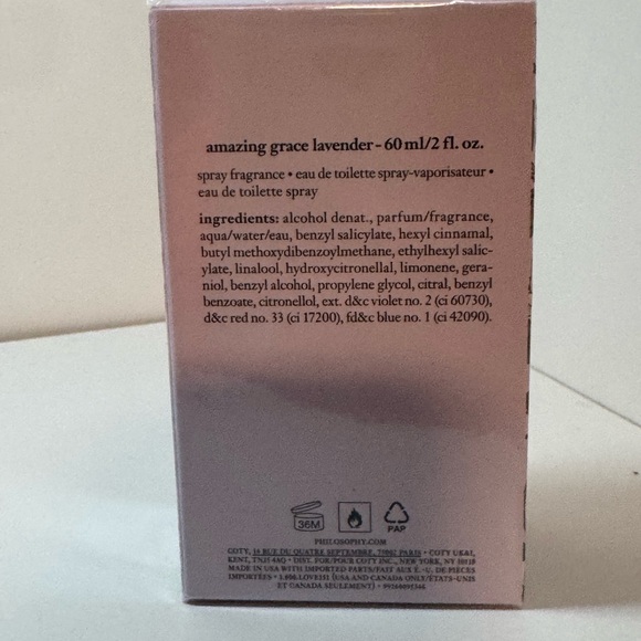 Philosophy Amazing Grace Lavender Eau de Toilette 2 oz - Picture 2 of 3